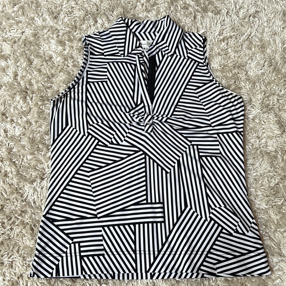 Sport Haley Black and white golf/tennis/leisure shirt